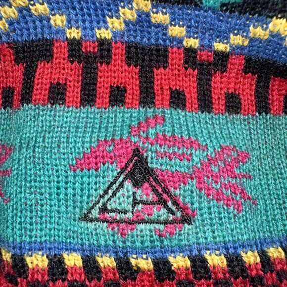 JYTTE 100% Wool Vintage Aztecs Southwestern Tassel Beanie Hat main image 7